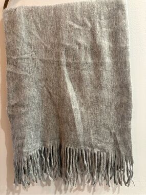 Barnes And Noble Winter Collection Gray Scarf NWT